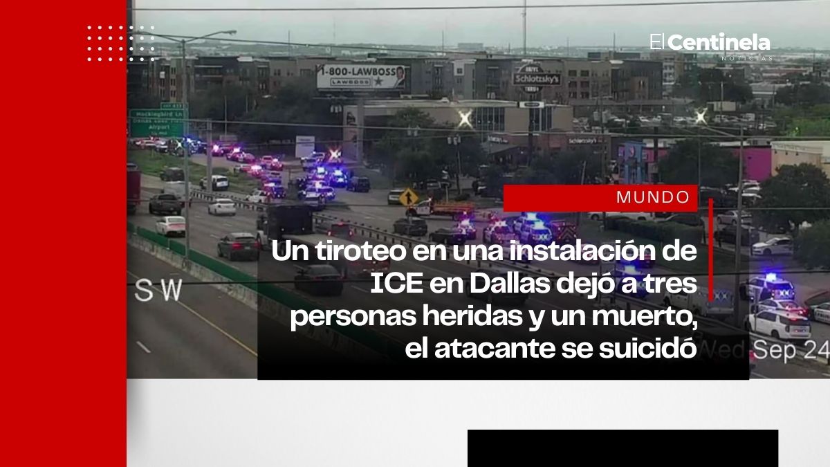 Tiroteo en centro de ICE en Dallas deja tres heridos y un muerto, el atacante se suicidó