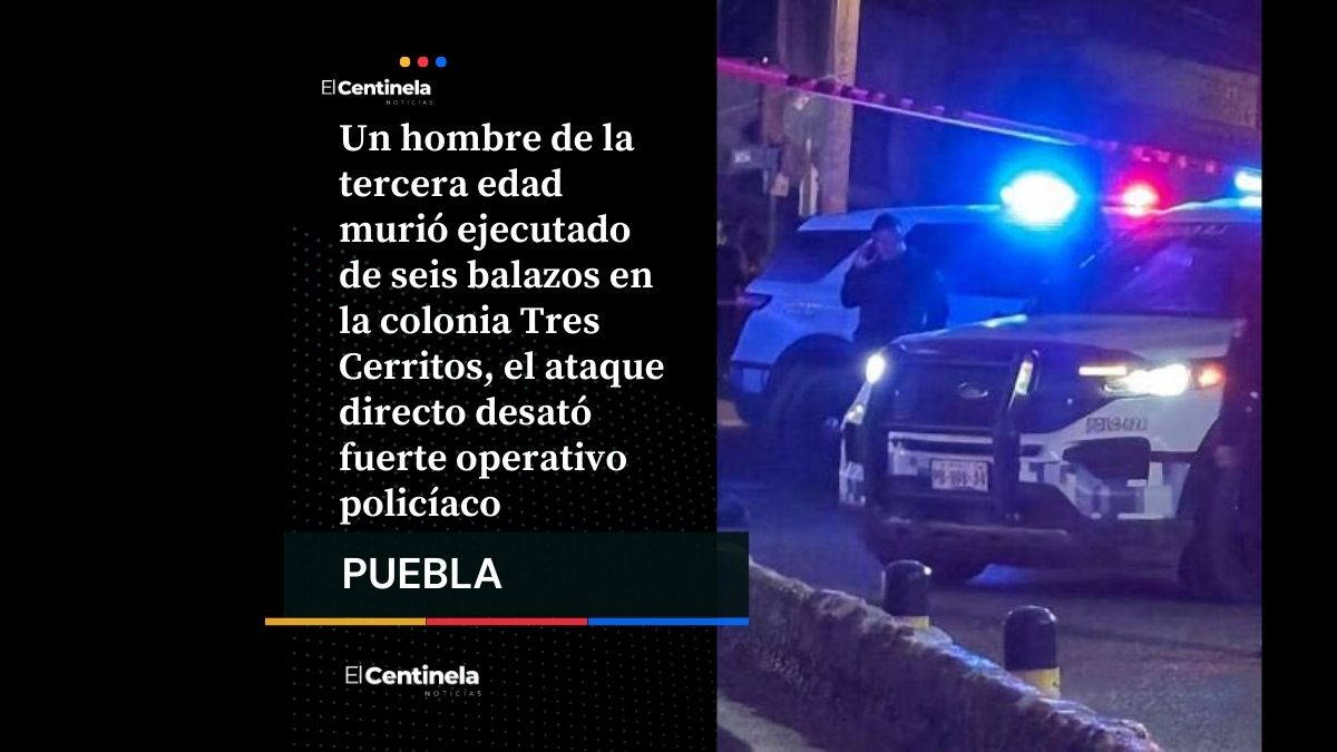 Ejecutan a hombre de la tercera edad en Tres Cerritos: ataque directo causa pánico