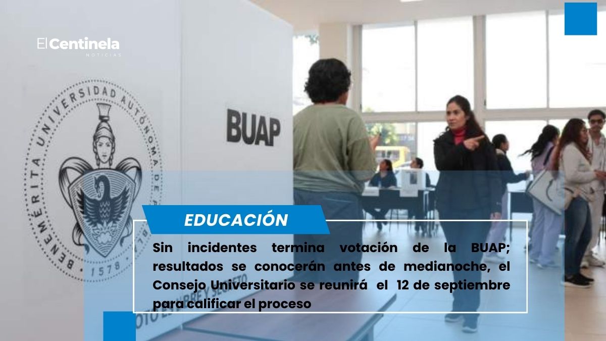 Sin incidentes culmina votación en la BUAP; tendencias se conocerán antes de medianoche