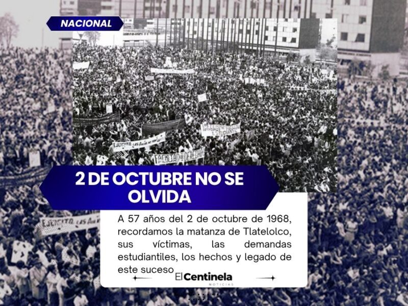 2 de octubre de 1968: 57 años de la matanza que marcó la historia de México