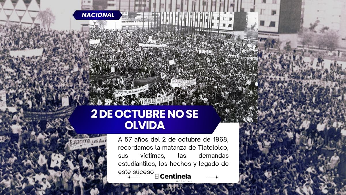 2 de octubre de 1968: 57 años de la matanza que marcó la historia de México