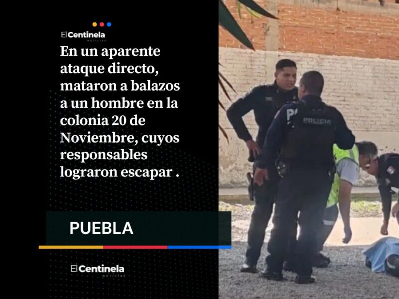 Ataque brutal en la 20 de Noviembre: ejecutan a un hombre con más de 10 disparos