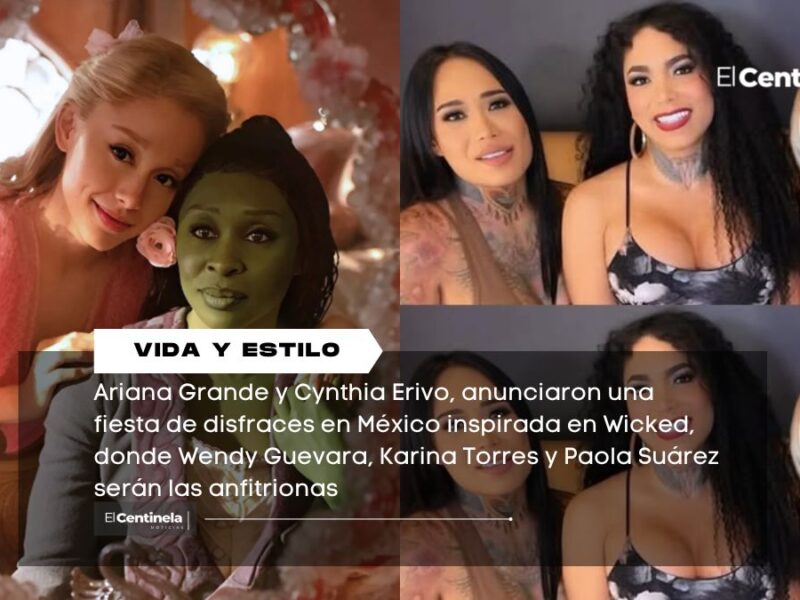 ¿Quién pidió esta señal? Ariana Grande y Cynthia Erivo se unen a Karina, Wendy y Paola para fiesta de disfraces de ‘Wicked’