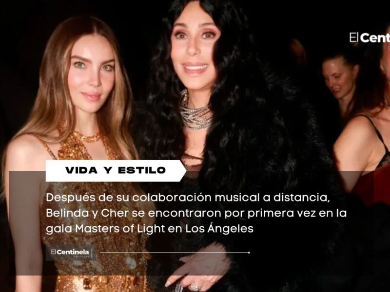 Belinda y Cher finalmente se conocen en persona en Los Ángeles y deslumbran en la gala Masters of Light