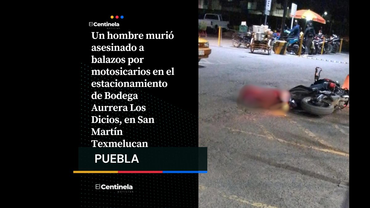 Matan a hombre en estacionamiento de Bodega Aurrera Los Dicios en Texmelucan