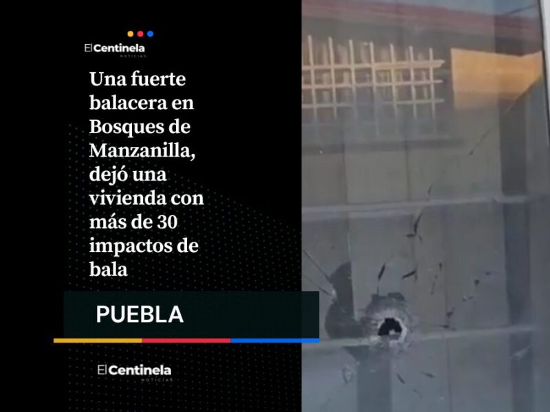 Balacera en Bosques de Manzanilla deja más de 30 disparos contra vivienda: vecinos viven noche de terror