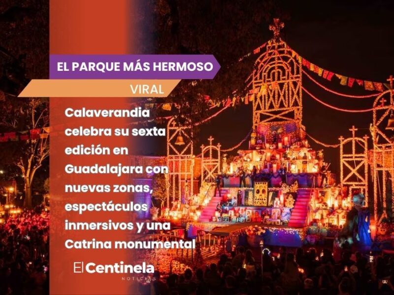 Calaverandia, el luminoso parque temático del Día de Muertos en Guadalajara