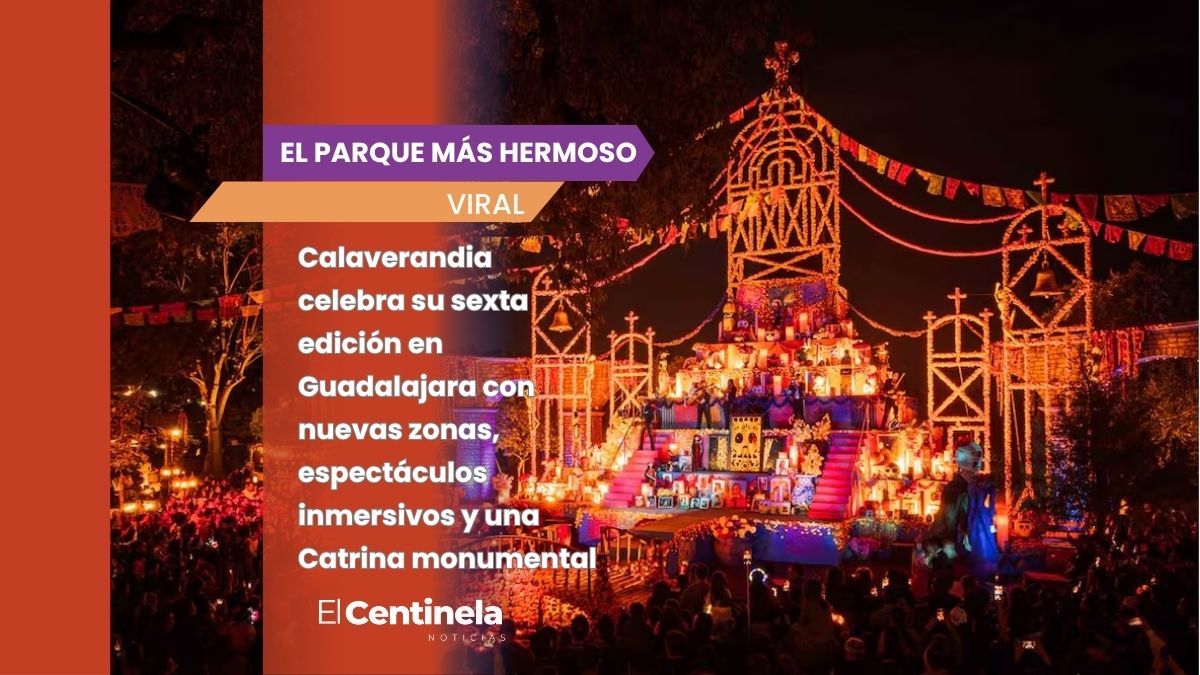 Calaverandia, el luminoso parque temático del Día de Muertos en Guadalajara