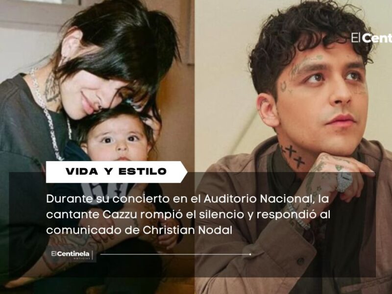 Creí que el silencio era la paz: Cazzu responde a Christian Nodal en pleno concierto del Auditorio Nacional