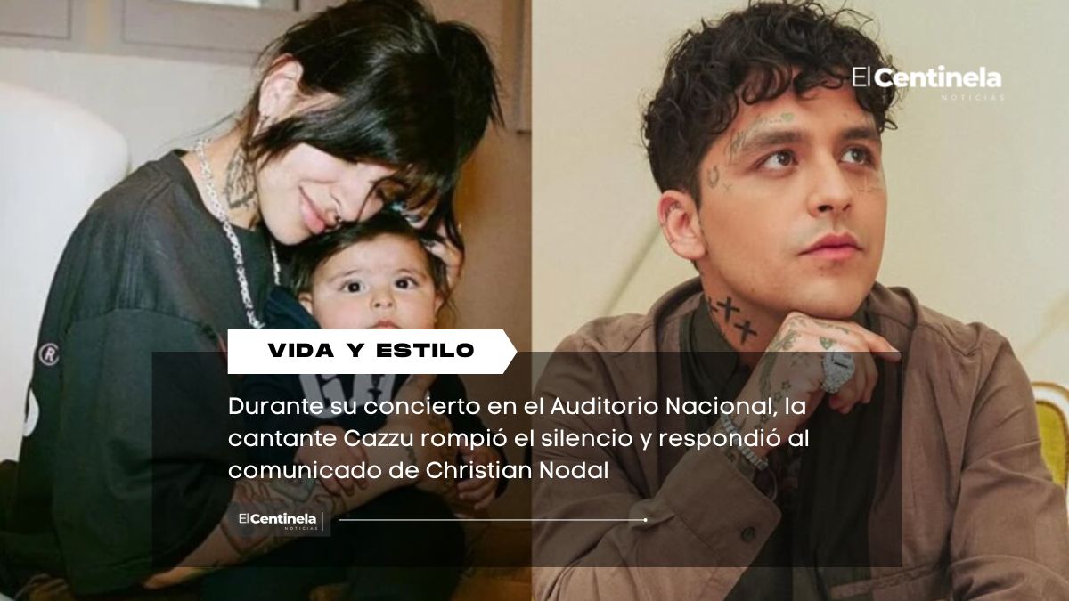 Creí que el silencio era la paz: Cazzu responde a Christian Nodal en pleno concierto del Auditorio Nacional