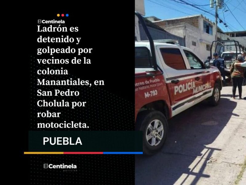 Atrapan y golpean a presunto ladrón