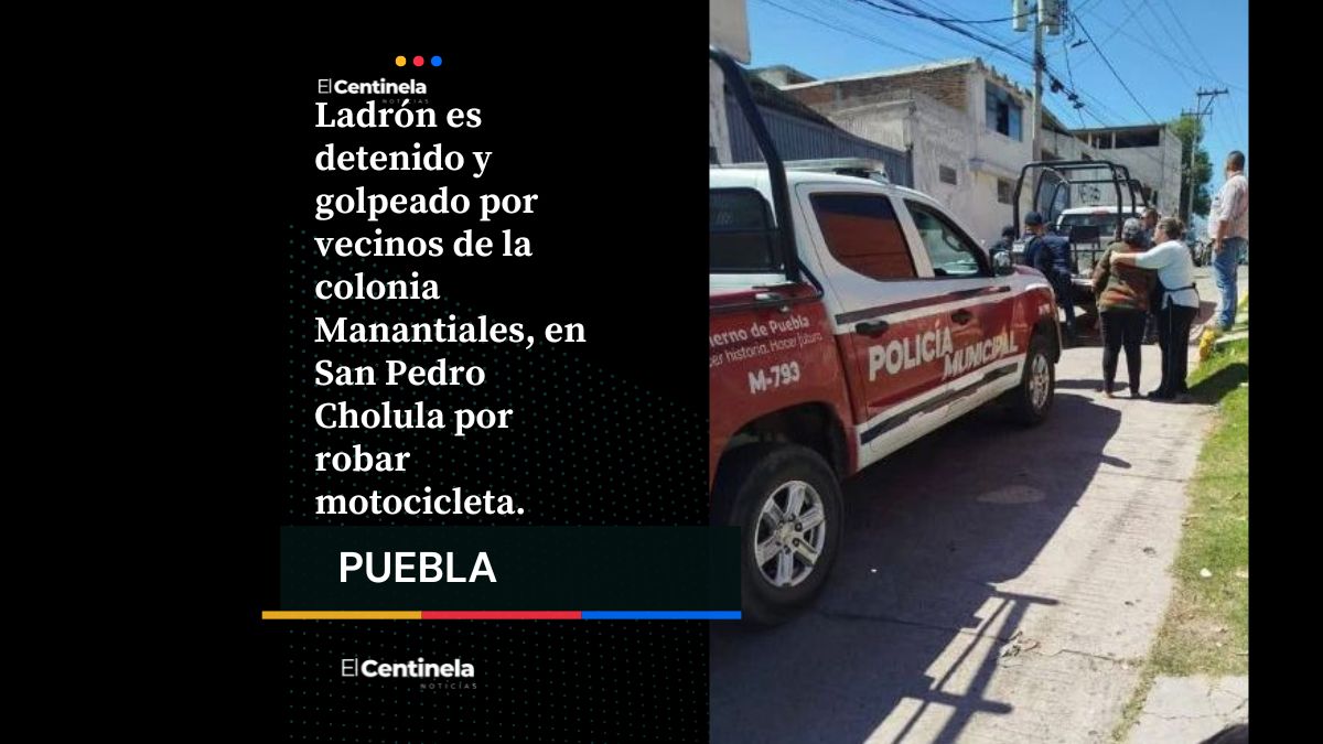 Atrapan y golpean a presunto ladrón