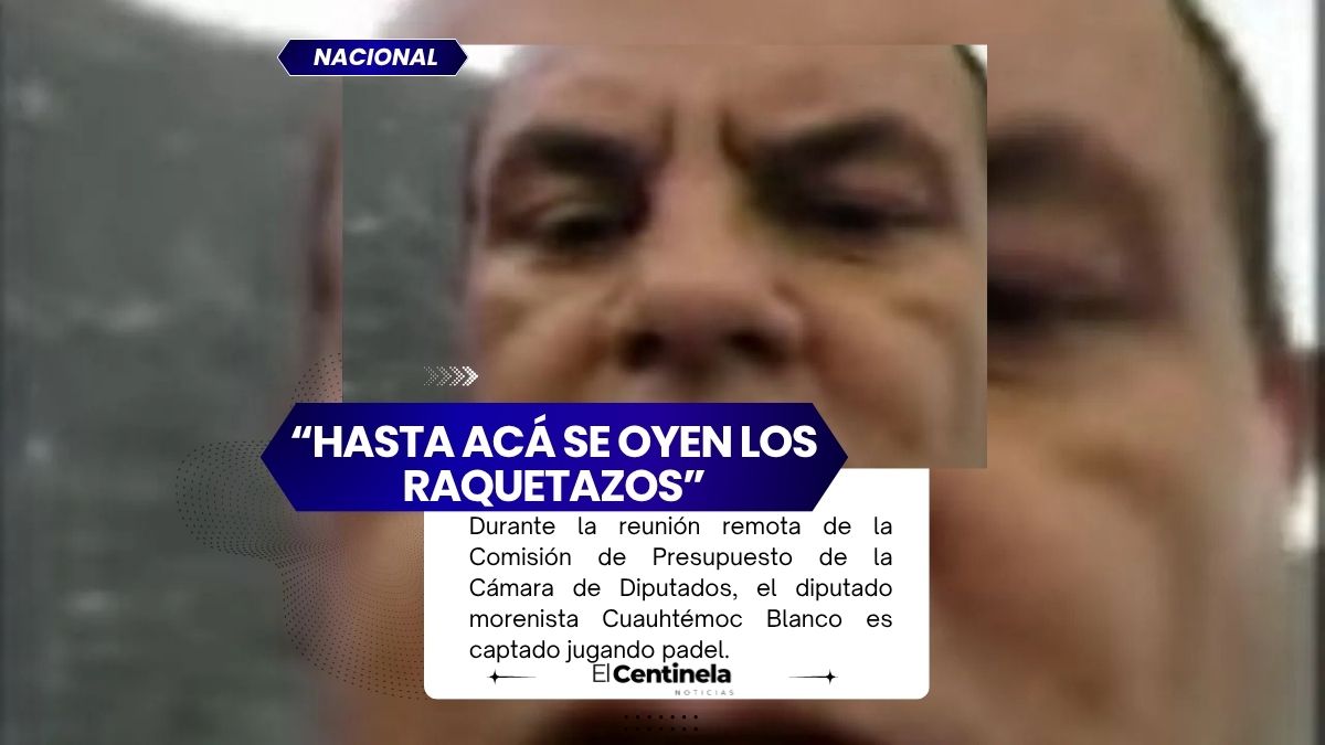 “Hasta acá se oyen los raquetazos”: Cuauhtémoc Blanco sesiona mientras juega pádel
