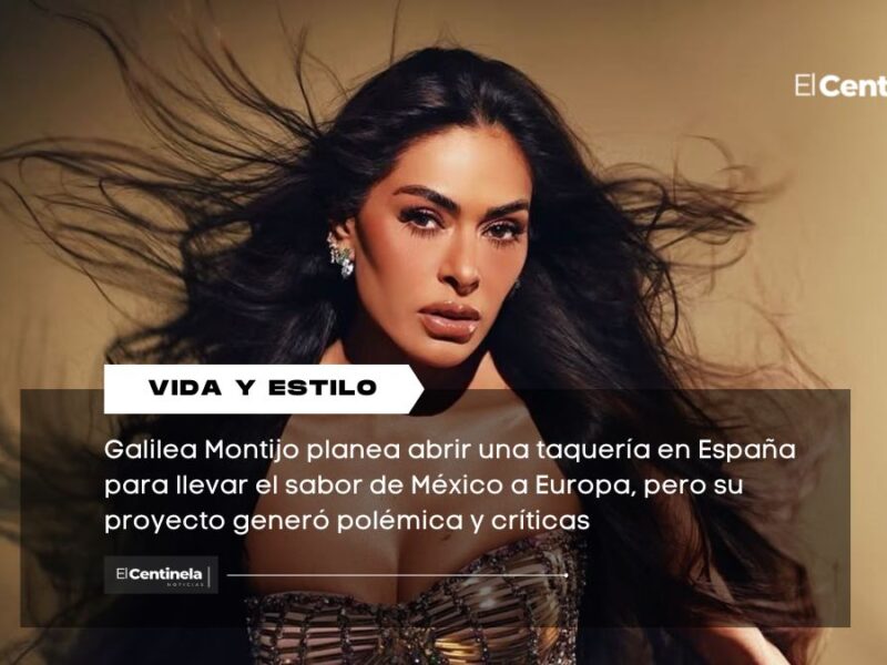 Galilea Montijo planea abrir taquería en España y le llueven críticas en redes