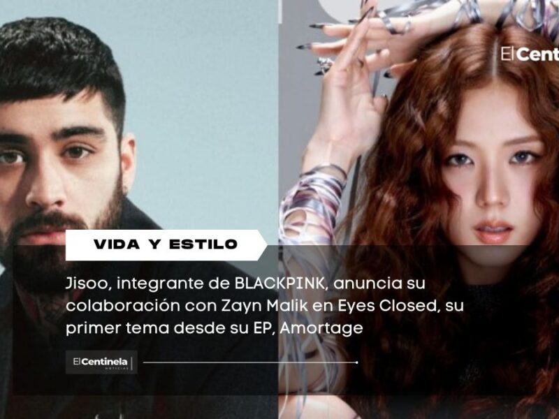Jisoo de BLACKPINK confirma colaboración con Zayn Malik en su nueva canción Eyes Closed