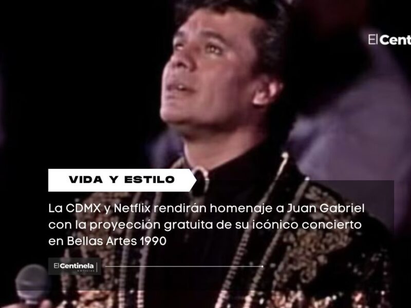 Juan Gabriel regresa al Zócalo: proyección gratuita de su histórico concierto en Bellas Artes