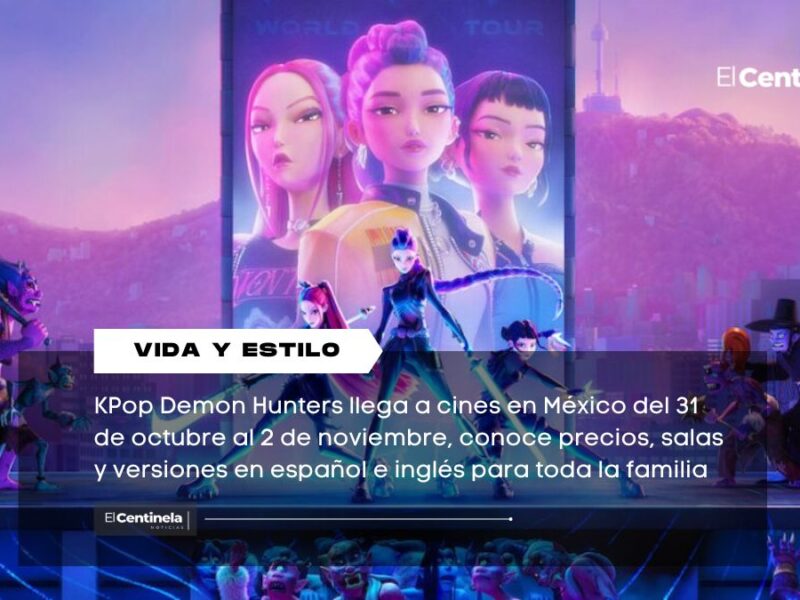 ‘Me elevo más, es mi momento’ KPop Demon Hunters en cines México: fechas, precios y funciones especiales