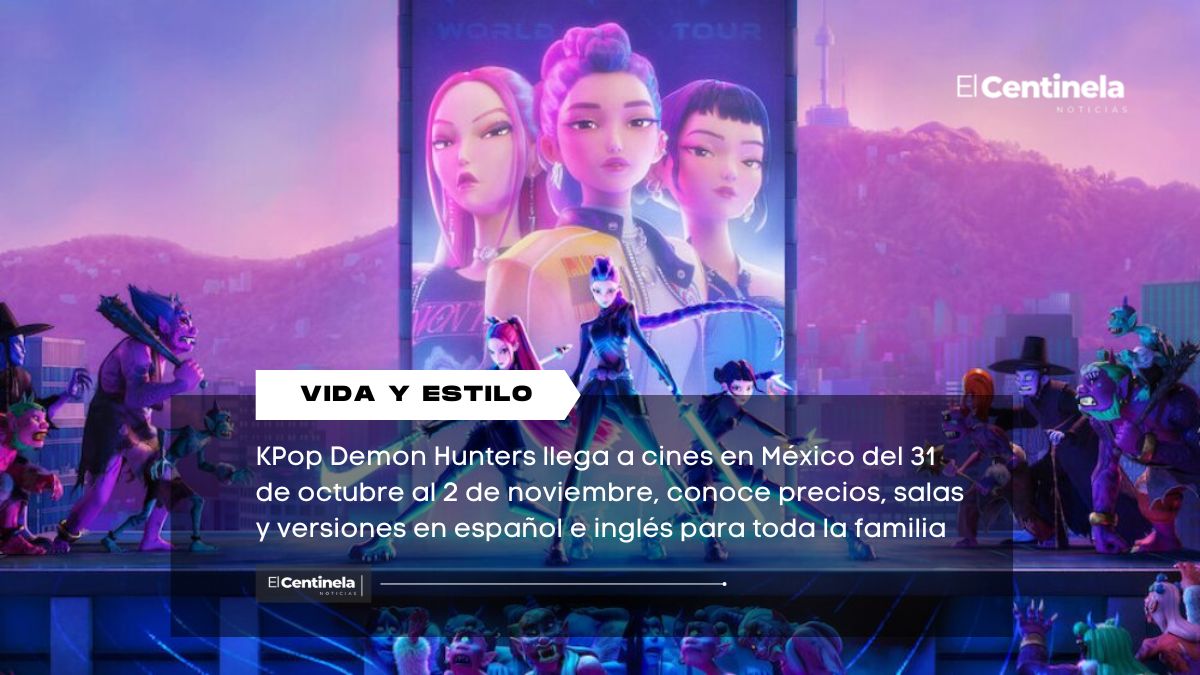 ‘Me elevo más, es mi momento’ KPop Demon Hunters en cines México: fechas, precios y funciones especiales