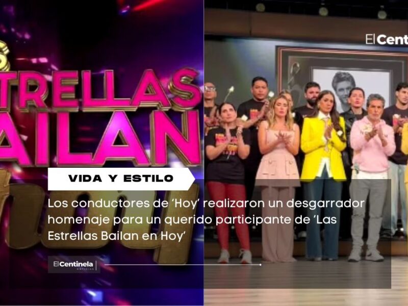 Muere participante de ‘Las Estrellas Bailan en Hoy’ y conductores lo despiden destrozados