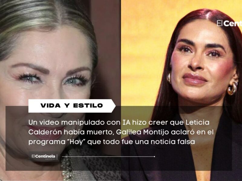 Galilea Montijo desmiente video viral sobre la supuesta muerte de Leticia Calderón: “Es completamente falso”