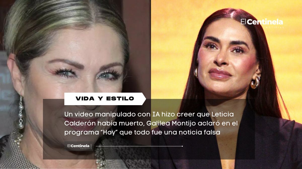 Galilea Montijo desmiente video viral sobre la supuesta muerte de Leticia Calderón: “Es completamente falso”