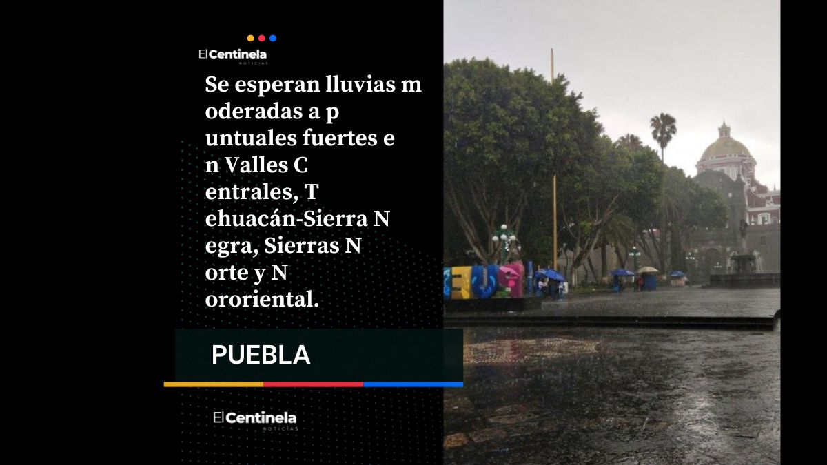 Lluvias en Puebla podrían extenderse hasta 2026: ya son seis meses seguidos de precipitaciones