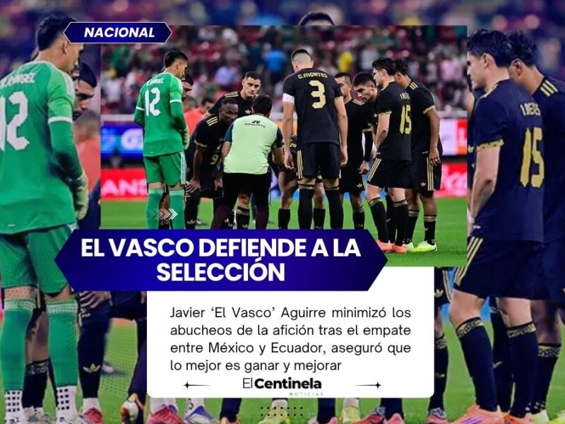 Javier ‘El Vasco’ Aguirre responde a los abucheos tras el empate de México vs Ecuador