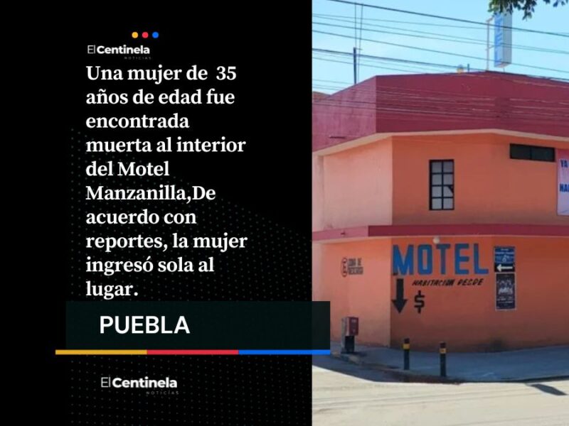 Misterio en Motel Manzanilla: Hallan a mujer muerta y ensangrentada en una habitación