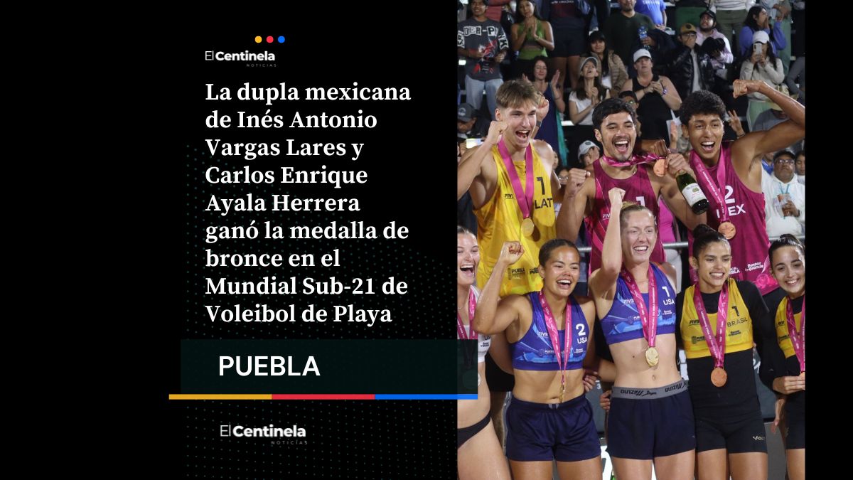 ¡Bravo! México se lleva el bronce en el Mundial Sub-21 de Voleibol de Playa en Cholula