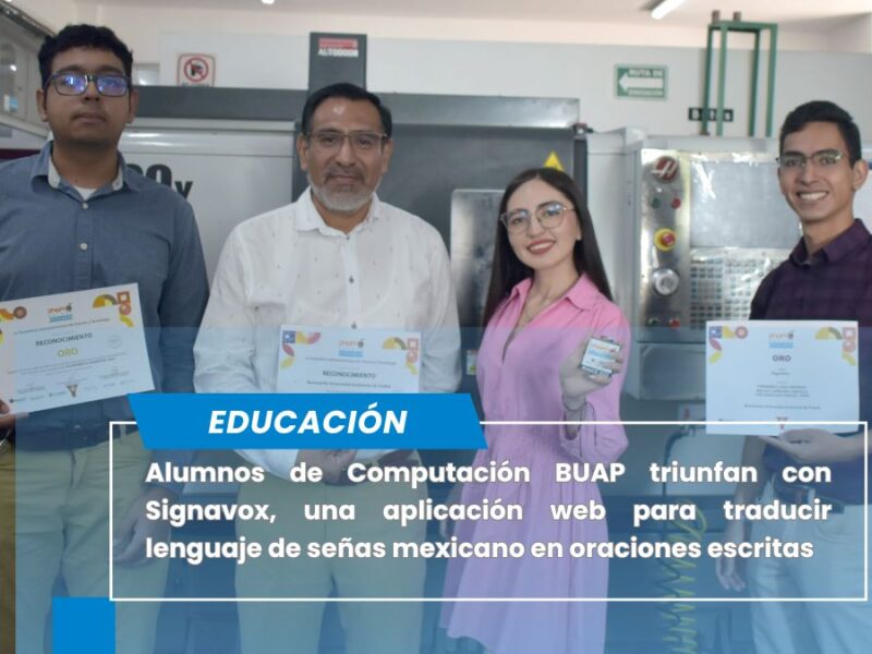 Alumnos de la Facultad de Ciencias de la Electrónica BUAP ganan el oro en Infomatrix Argentina
