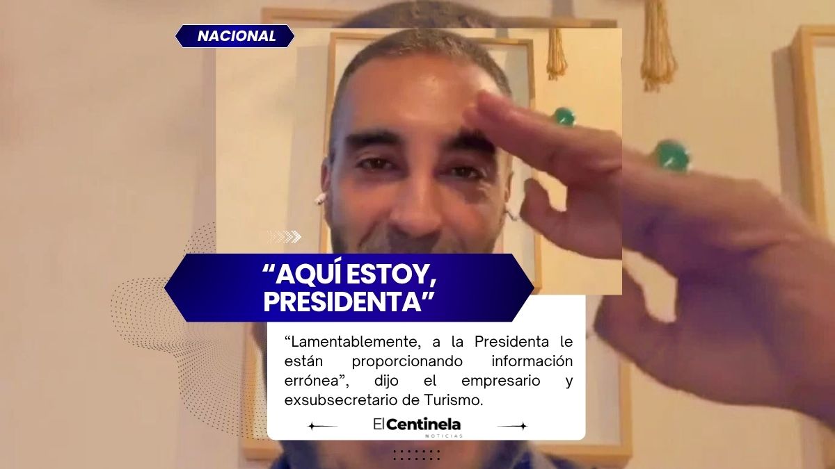 “Aquí estoy, presidenta”: Simón Levy publica un video para desmentir su detención