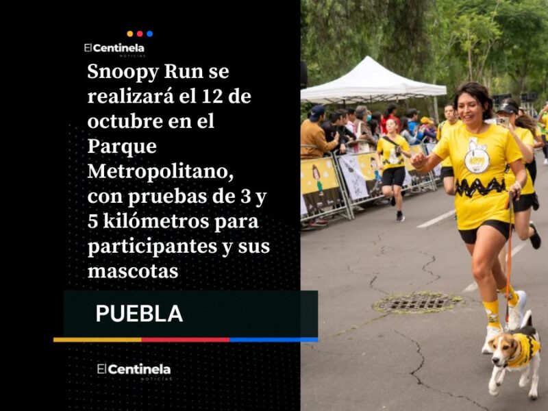 Snoopy Run Puebla: corre con tu familia y tu mascota el próximo 12 de octubre