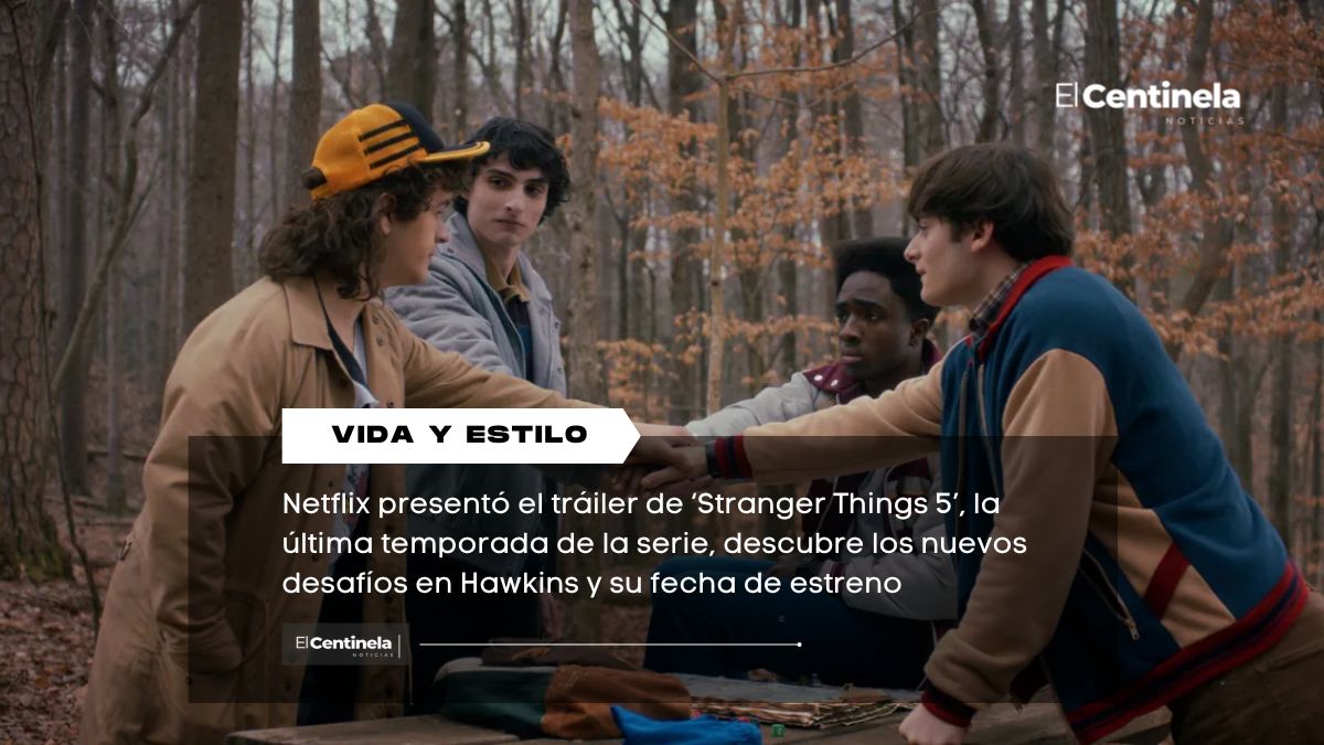 ’Stranger Things 5’: Netflix lanza tráiler oficial y revela fecha del épico final de la serie