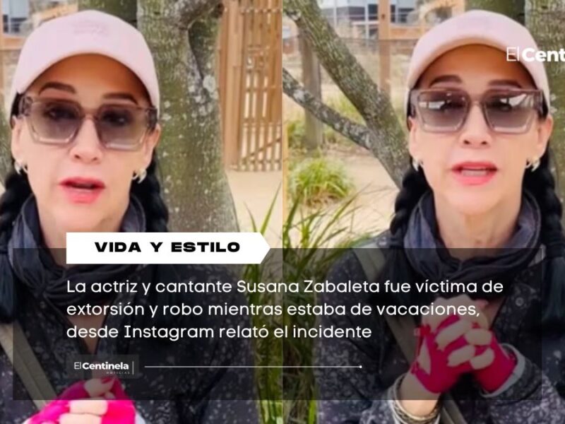 Susana Zabaleta sufre extorsión y robo en su casa mientras estaba de vacaciones