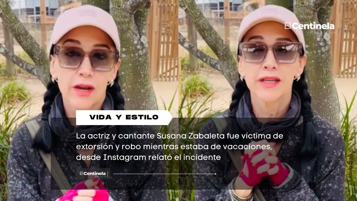 Susana Zabaleta sufre extorsión y robo en su casa mientras estaba de vacaciones