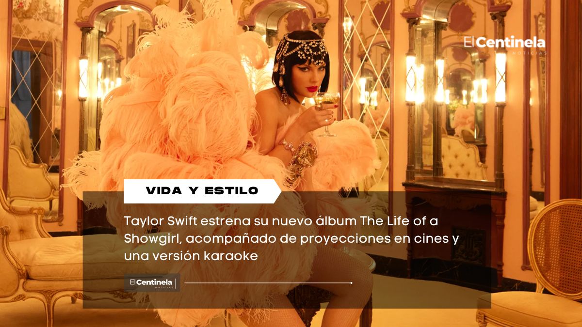 Taylor Swift lanza The Life of a Showgirl: álbum, videoclip en cines y versión karaoke