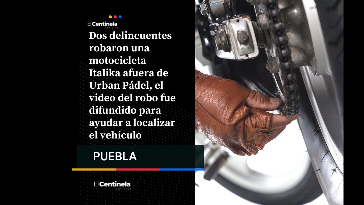 En menos de un minuto, roban motocicleta afuera de Urban Pádel