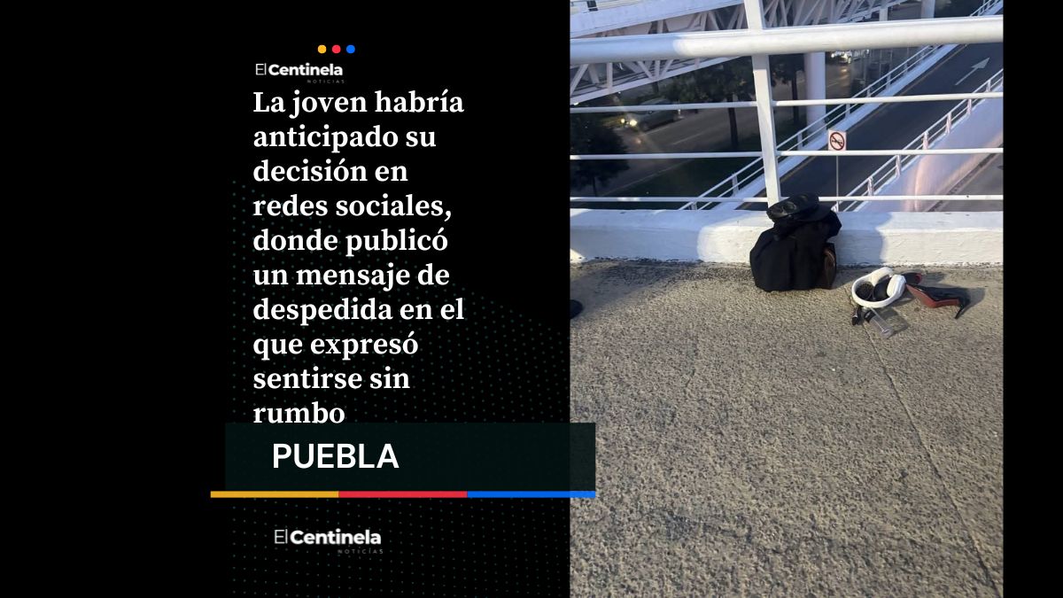 Luego de despedirse en redes sociales, una joven venezolana se quitó la vida en la Vía Atlixcáyotl