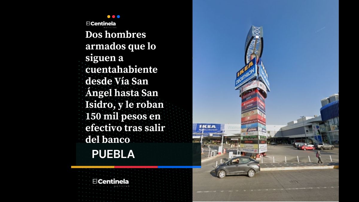 Nuevo robo a cuentahabientes: lo siguen desde Vía San Ángel a San Isidro y le quitan 150 mil pesos