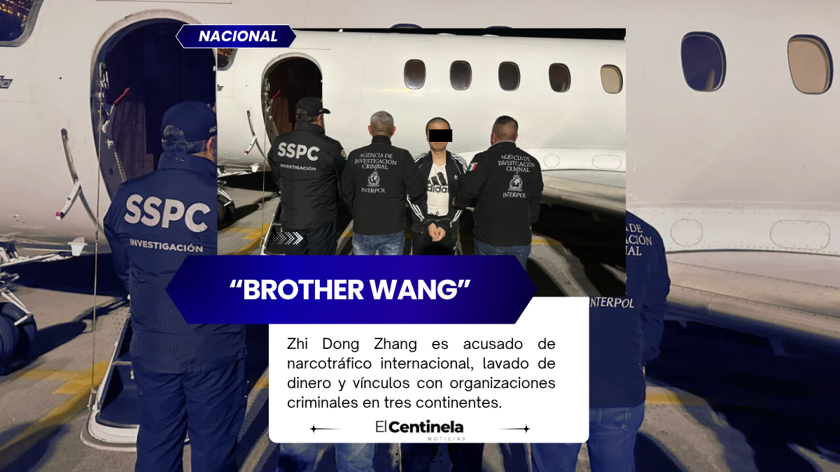 México entrega a EU a Zhi Dong Zhang, acusado de narcotráfico internacional