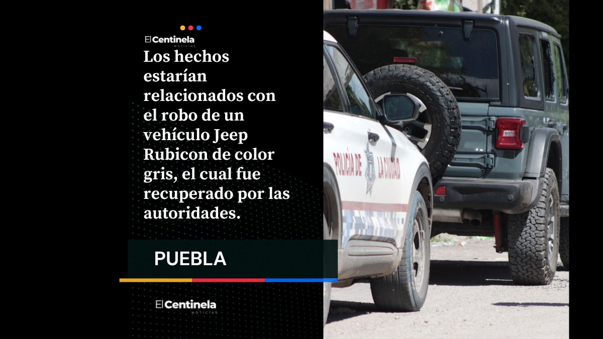 Balacera en Totimehuacan desata pánico y deja dos camionetas rafagueadas