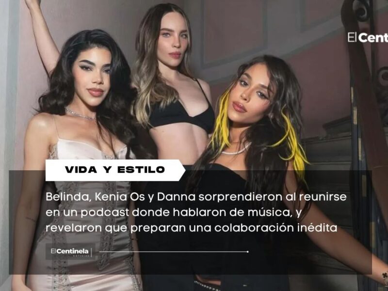 Belinda, Kenia Os y Danna juntas en un podcast: dónde verlo gratis y detalles de su colaboración musical