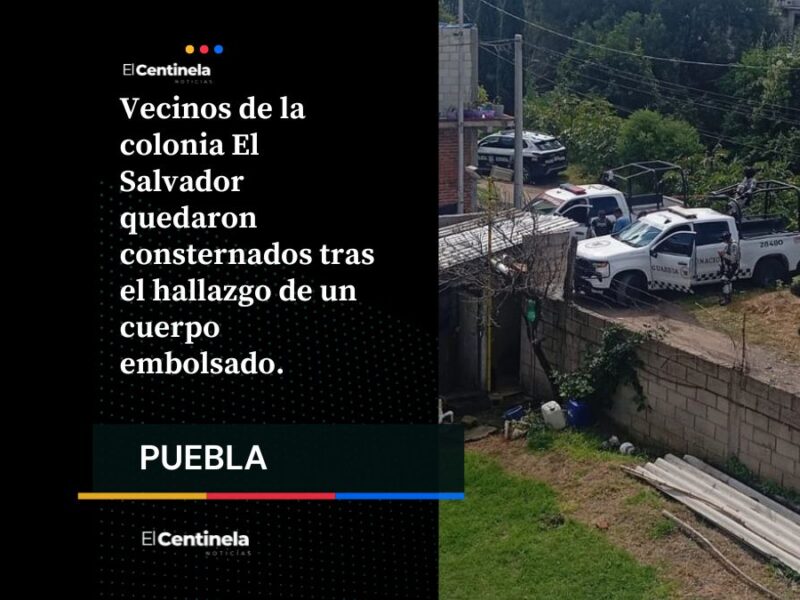 Tiran cadáver embolsado en barranca de la colonia El Salvador
