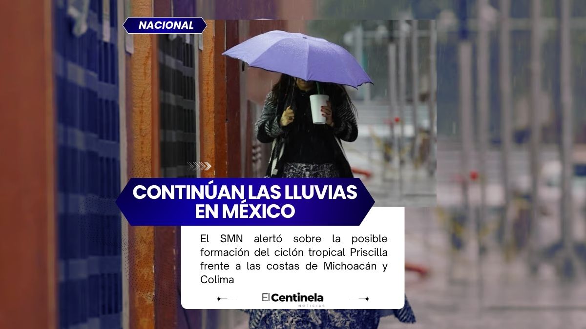 Ciclón tropical Priscilla podría formarse en 48 horas y traer fuertes lluvias y frío a México