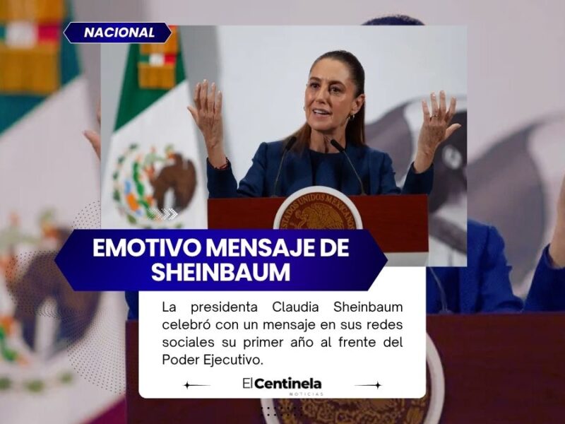 Con mensaje en redes, Sheinbaum celebra primer aniversario como presidenta