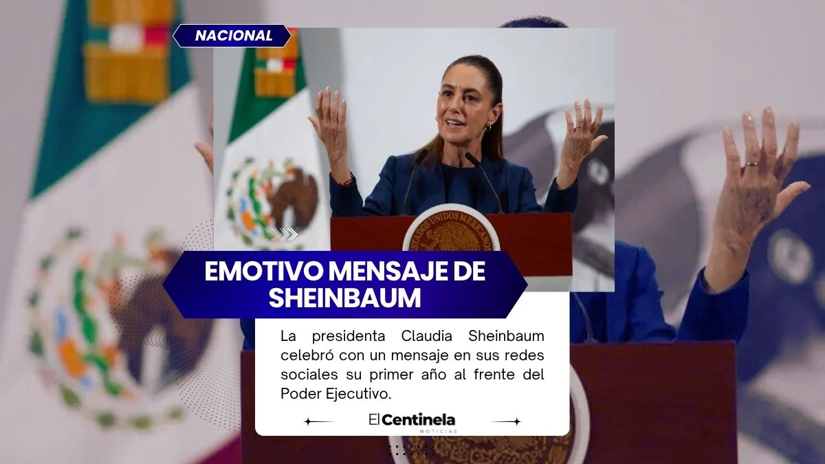 Con mensaje en redes, Sheinbaum celebra primer aniversario como presidenta