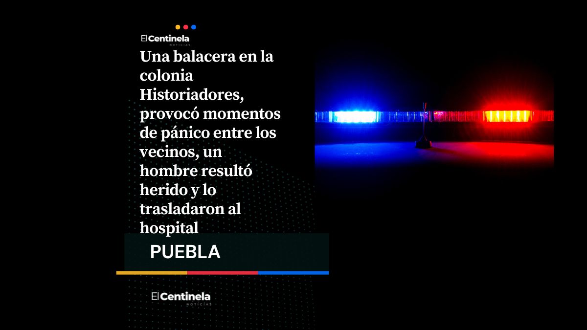 Ataque armado en la colonia Historiadores deja un herido y causa terror entre vecinos