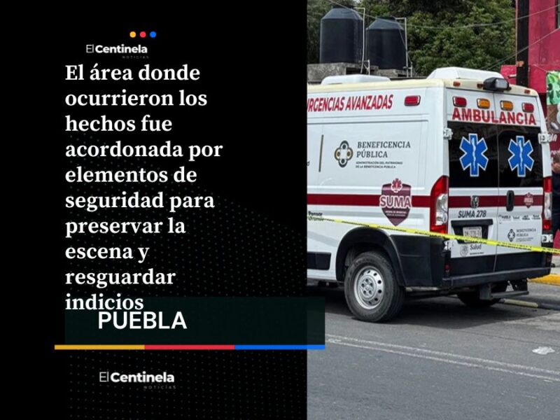 Ejecutan a Fidel en fonda de Cuautlancingo tras recibir amenazas de su exesposa