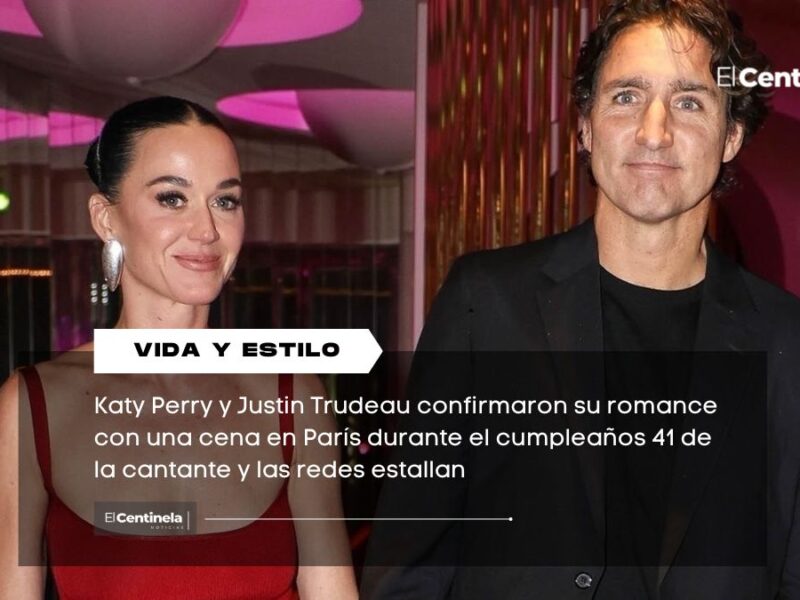 ¡En la ciudad del amor! Katy Perry y Justin Trudeau confirman su romance en París