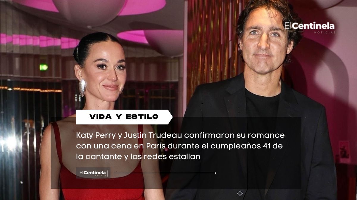 ¡En la ciudad del amor! Katy Perry y Justin Trudeau confirman su romance en París